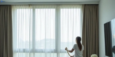 Delicate sheer drape cleaning harrington-park-nsw Matty Curtain Cleaning